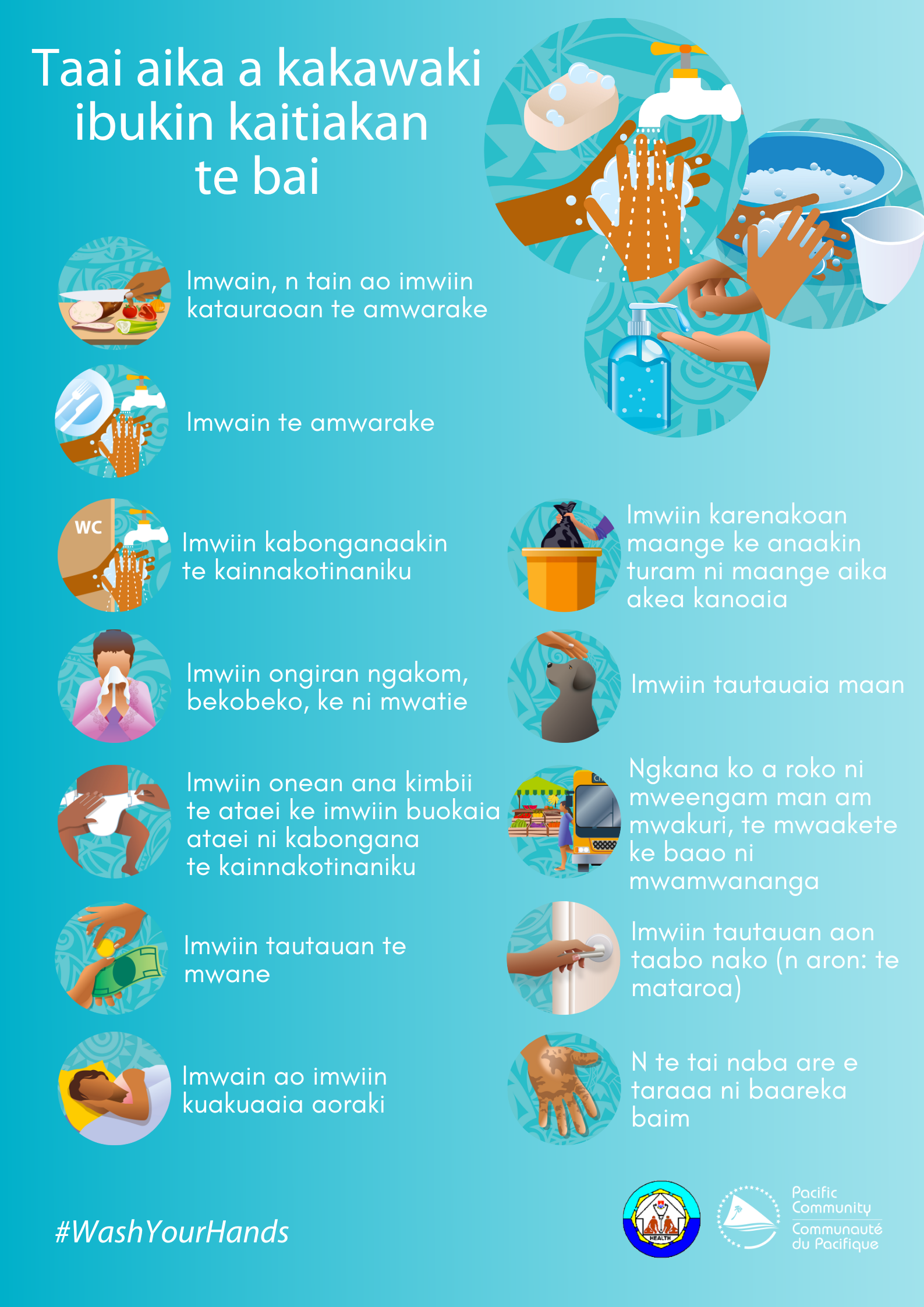 Taai aika a kakawaki ibukin kaitiakan te bai